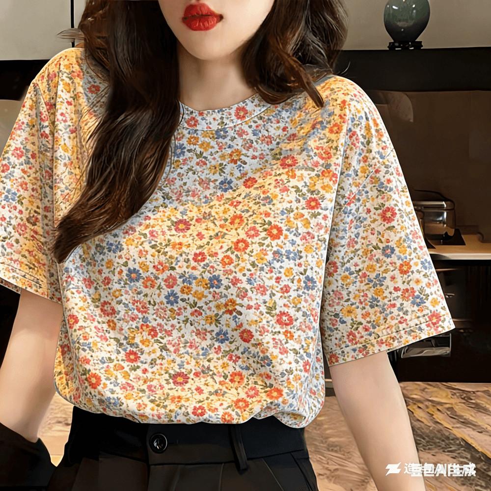 Casual Short sleeved Printed T-shirt - Suitable for Water Splash Festival 2XS
