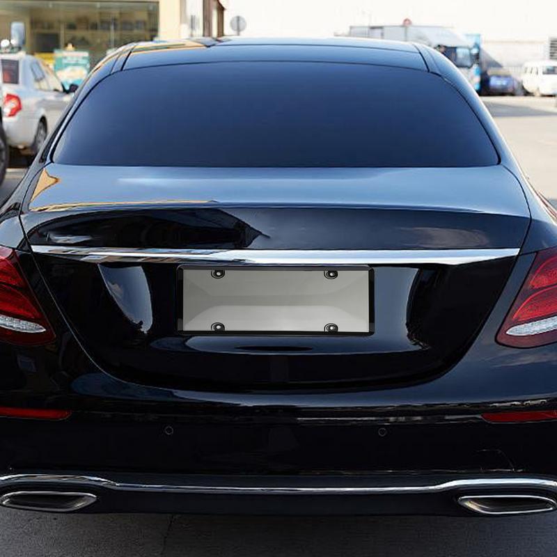 2pcs Tinted License Plate Covers Clear Frame Cover Clear Protector License Plate Covers For US Canada Vehicles