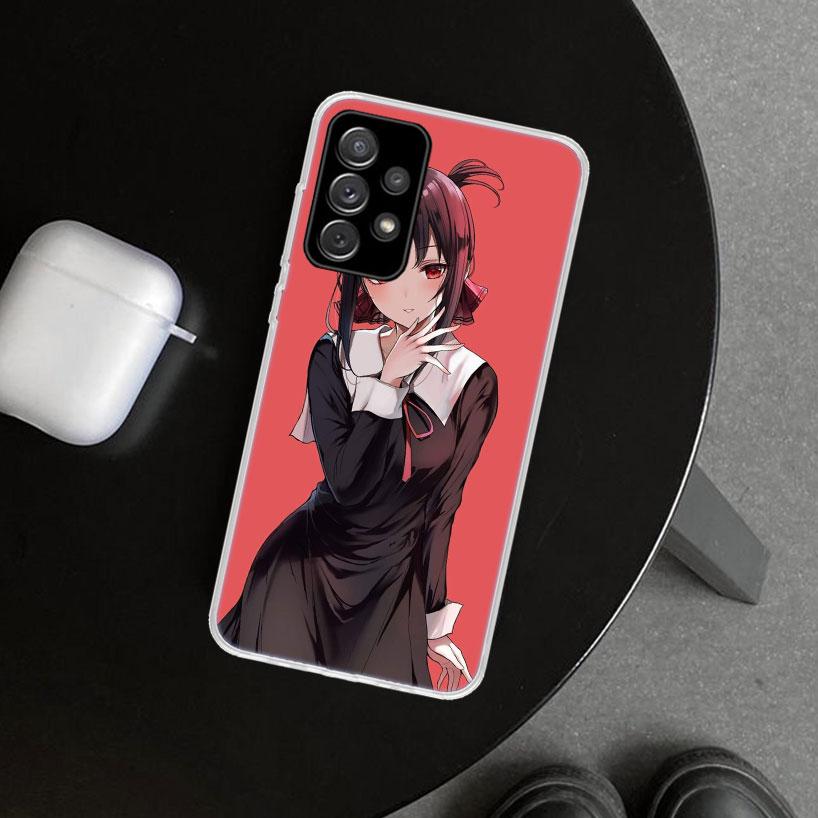 Kaguya Sama Shinomiya Phone Case Cover for Samsung Galaxy A12 A22 A32 A52 A72 A02S A51 A50S A31 A20S A10S Note 20 Ultra 10 Plus