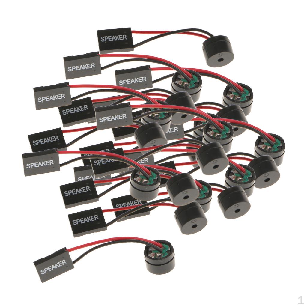 

20 штук Компьютерный мини-динамик Зуммер для сигнализации корпуса ЦП Сделай сам