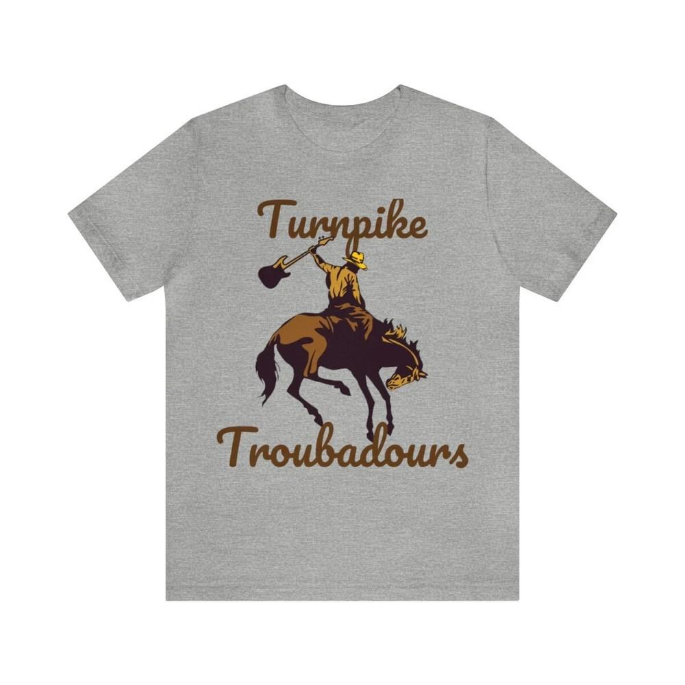 Turnpike Troubadours Band Cowboy Sport Gray T Shirt Full Size H21 Unisex T-Shirt S