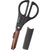 Kokuyo Scissors 2way Hakoake Titanium Glueless Blade Black Hasa Pt412d