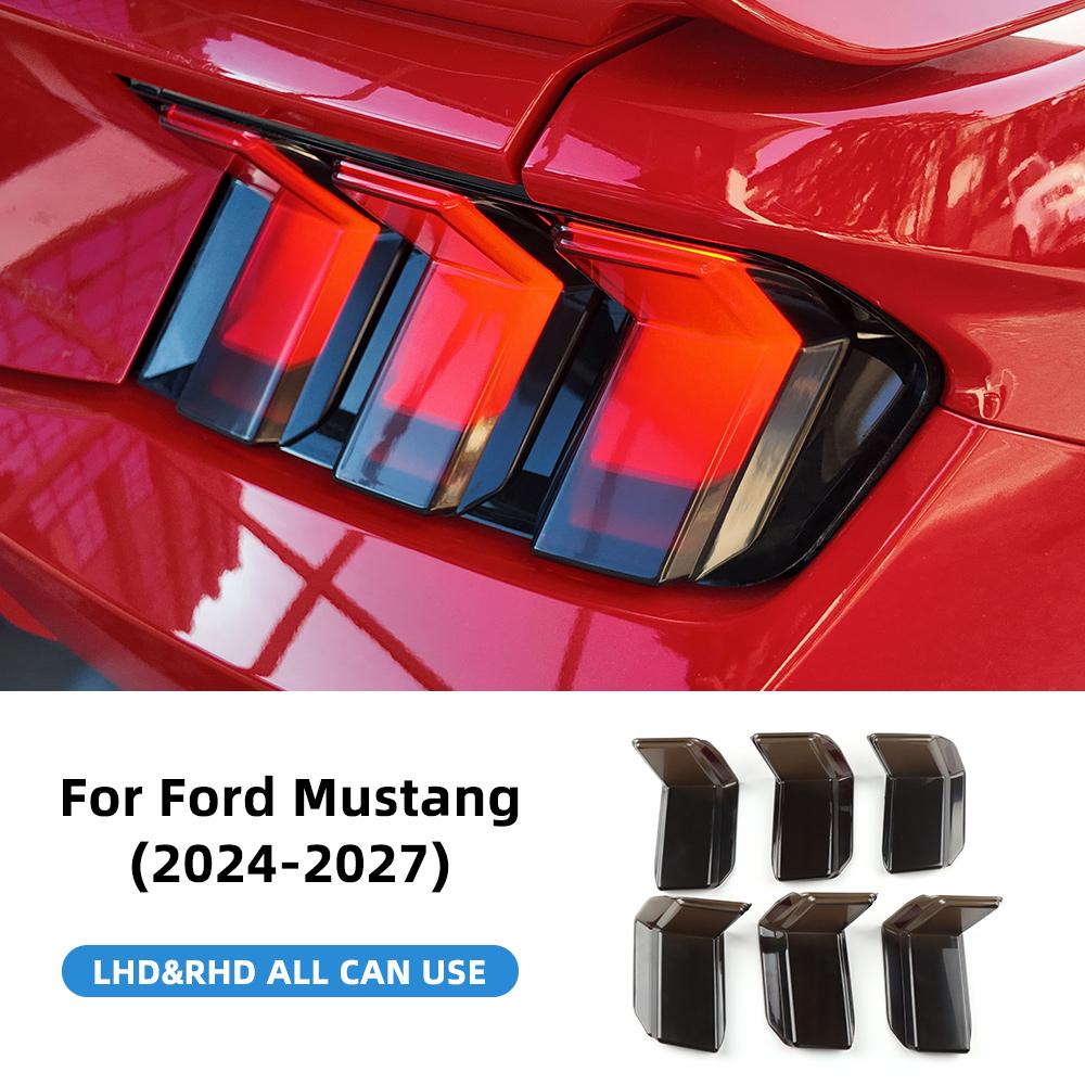 

Для Ford Mustang S650 Dark Horse GT Ecoboost 2025 2025 2026 2027 ABS Задний фонарь Задний фонарь Защитная крышка Аксессуары 6 шт.