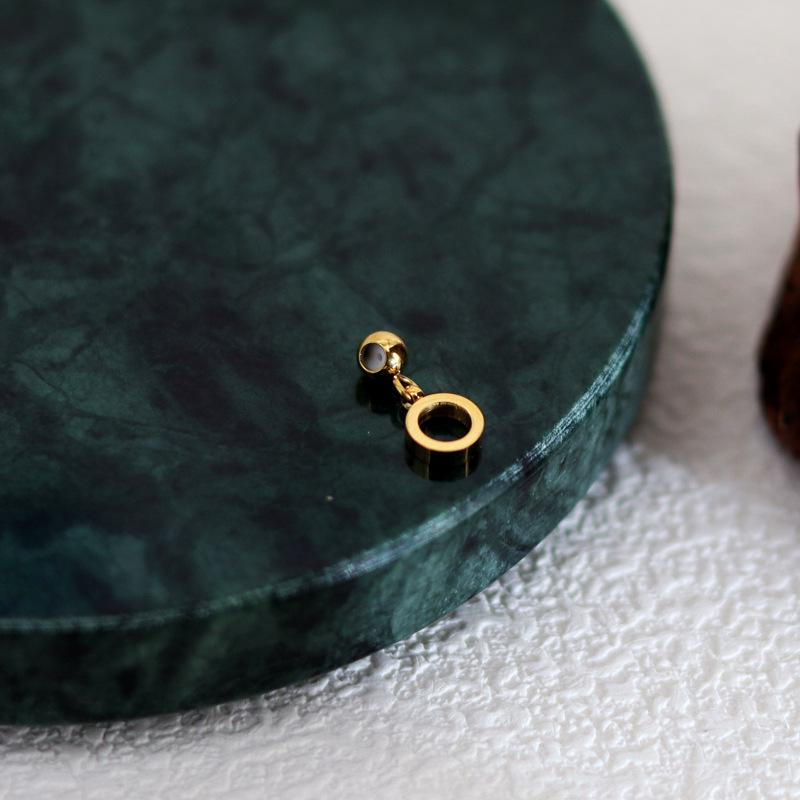 DIY Letter Necklace: 26 English Letter Pendant, Pull-Out Chain, Personalized Single Pendant Accessories