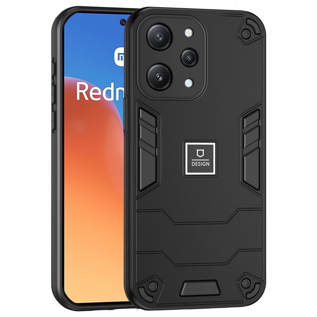 For Xiaomi Redmi 12 4G/5G (Global) Case PC+TPU Phone Cover 2 in 1 Heavy Duty