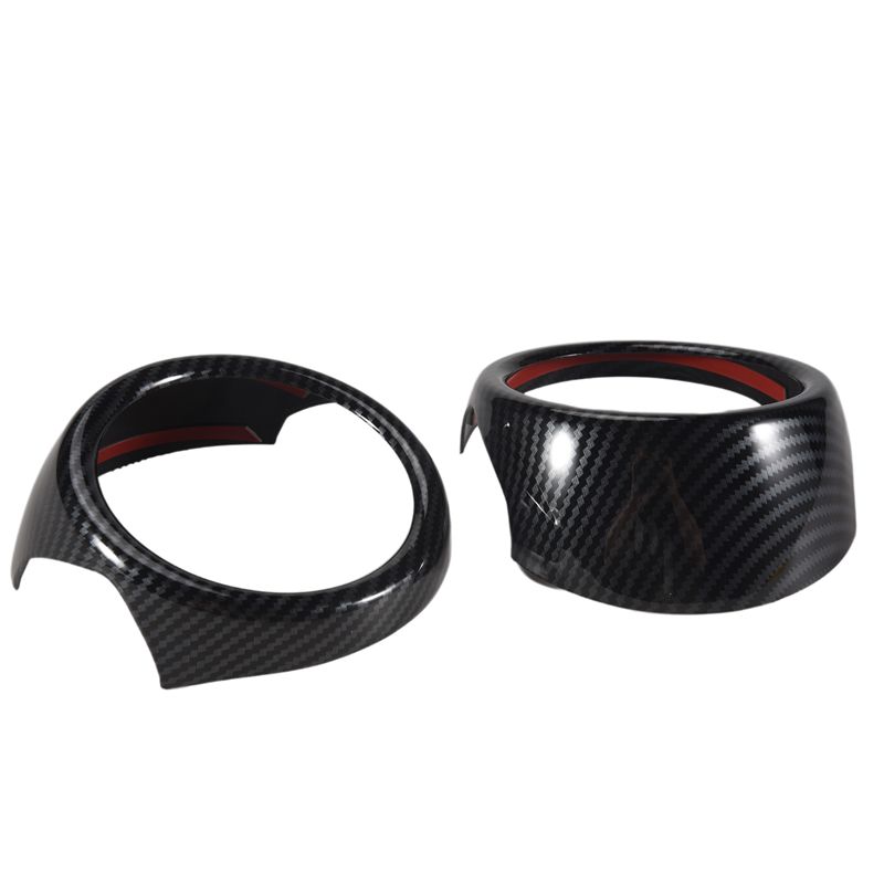 WO-Car Door Handle Cover Trim For BMW MINI Cooper 3DR F56 Carbon Fiber Style Interior Carbon Fiber