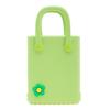 Eva Jelly Bag Diy Hole Bag Cute Flower Accessories Summer Beach Vacation Bag Simple Portable Women'S Bag