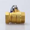 Thickened Brass Valve: 4 or 6 Point Copper Ball Valve with Female Thread for Water Pipes