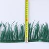 Feather1Meter Natural Fluffy Ostrich Feathers Trim 8-10CM Red Ostrich Plumes Craft Ribbon for Wedding Dress Sewing Clothing Decoration