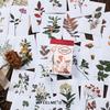 1book/50pcs Vintage Mini Sticker Book, Retro Style Stickers, Decor for Hand Account, Notebook, Journal Scrapbook