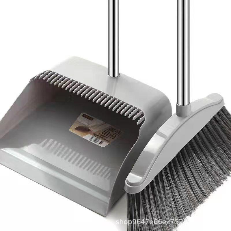 Durable Broom & Dustpan Set for Living Room & Bathroom