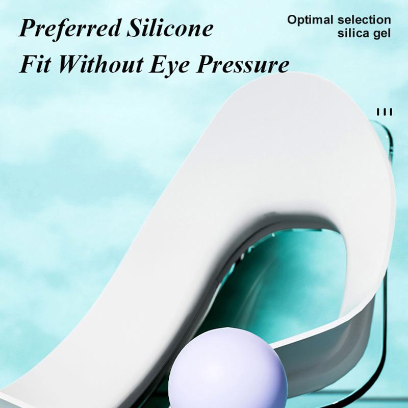 Anti Fog Swimming Goggles HD Waterproof Large Frame High Quality Swimming Glasses for Adults Pool Sports Swimming Goggles