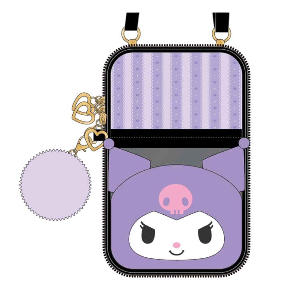 K Company Sanrio Characters PVC Shoulder Bag Kuromi SAC-PSB-KU