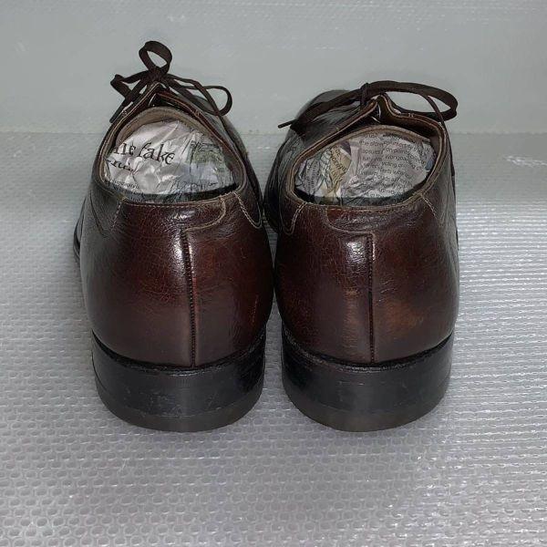 60er 70er Vintage Florsheim Größe 10E 27.5 28.0cm U-Spitze Business Schuhe Braun(GEBRAUCHT)
