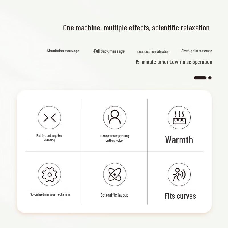 ROTAI RT2195 Full Body Kneading & Heating Massage Cushion