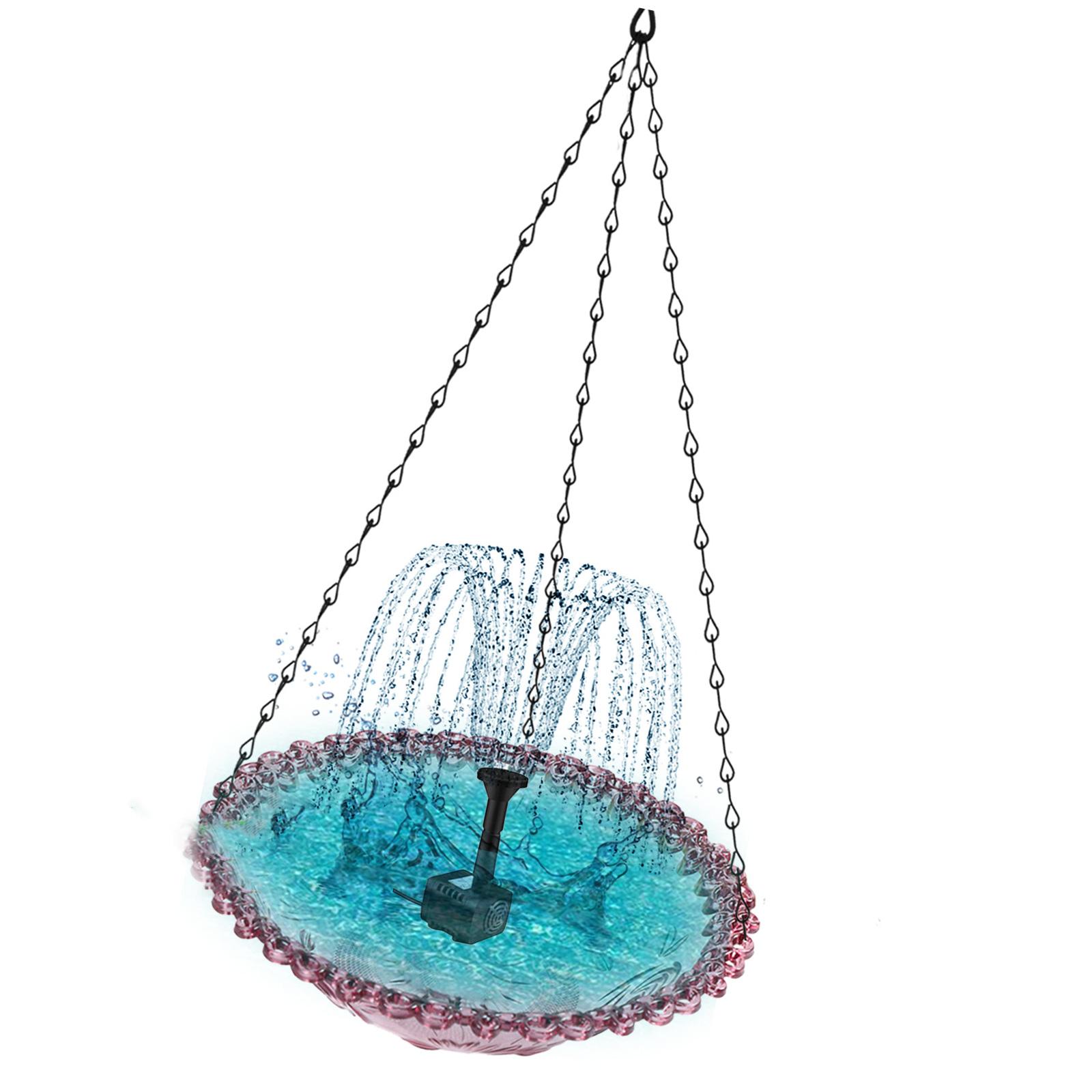 

Декоративная чаша для птичьей ванны на солнечной батарее для сада, двора, балкона, поднос для купания для любителя природы фиолетовый