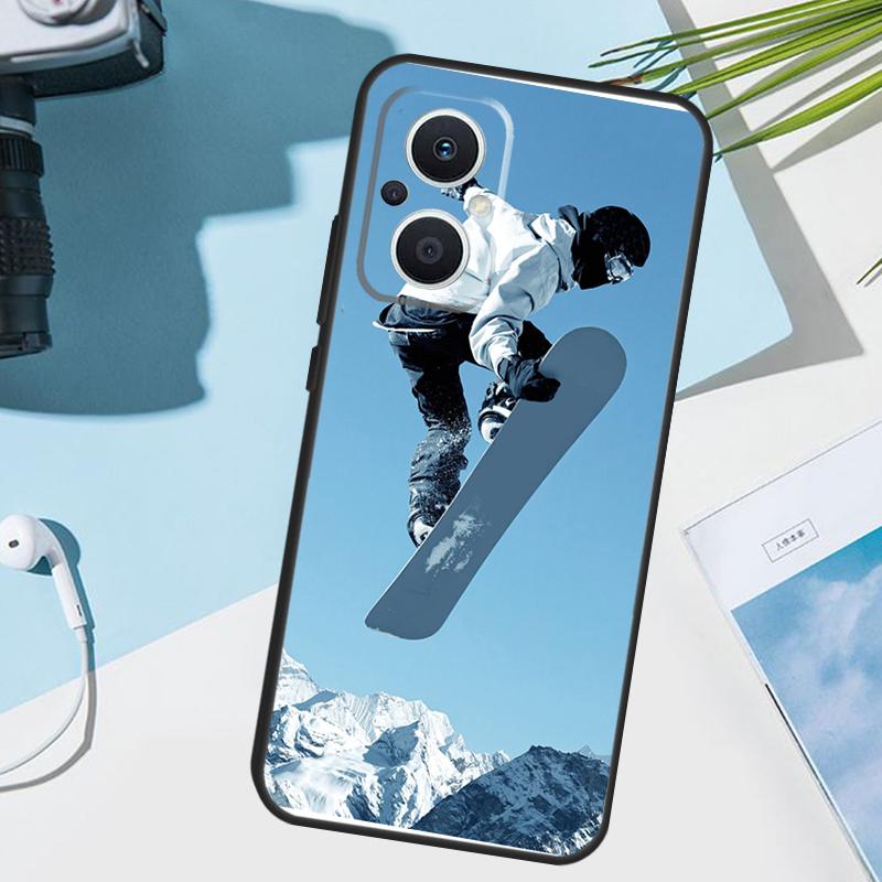 Sports Snowboarding Case For OPPO Reno 13 13F 12 11 F 8T 7 8 10 Pro OPPO Find X8 X6 Pro X3 X5 Lite Cover Funda