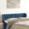 VidaXL Headboard with Ears Dark Blue 163x23x78-88 Cm Velvet3117538