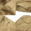 DauStage Military Cargo Pants with Side Zipper Available in 3 Colors and 6 Perfect for and Casual Use Size 38 Pockets, Sizes, Tactical, Work, (Khaki,