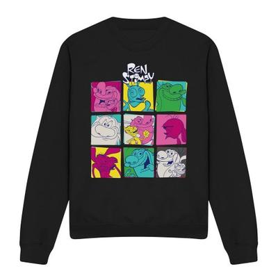 Ren & Stimpy Unisex Vuxen Warhol 2 Sweatshirt