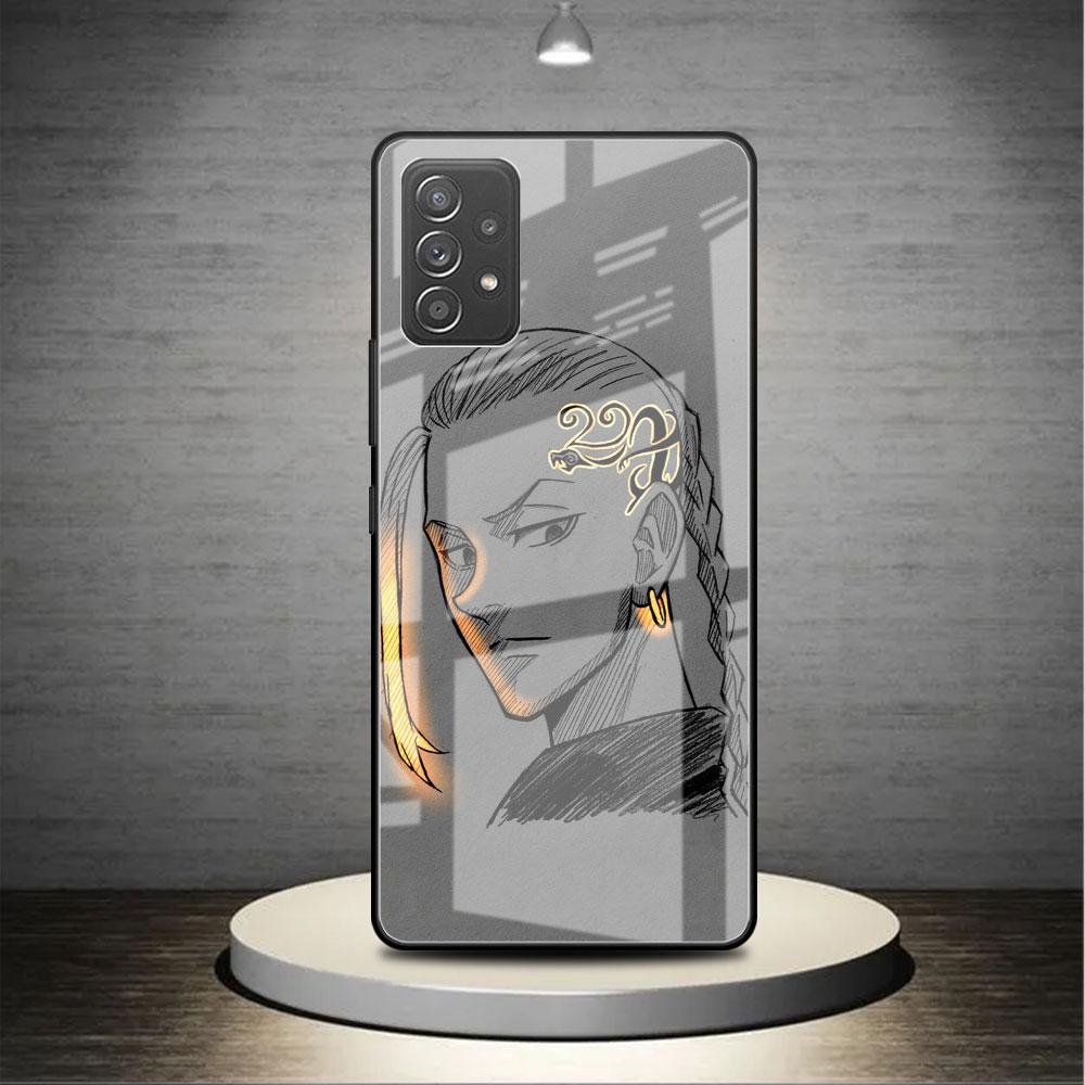 Glashülle für Samsung Galaxy A52 A71 A50 A51 A70 A21s A31 A72 A10 A12 A30 A22 5G Handyhülle Japan Anime Tokyo Revengers