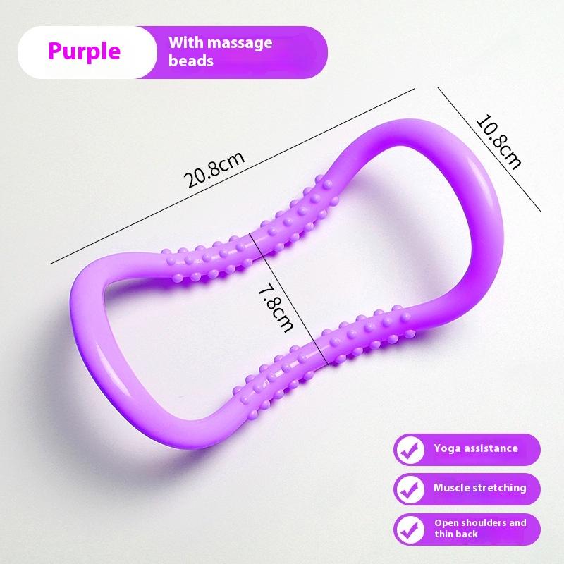 Jóga Circle Pilates Stretch Ring Domů Ženy Fitness Vybavení Masáž fascií Tělo Cvičení Cvičení Nástroj na podporu odporu