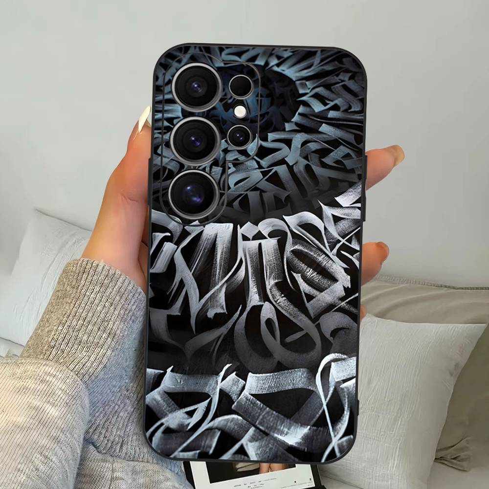 Pokras Lampas Art Graffiti Phone Case For Samsung S 24 Fe 25 Ultra Plus 20 Lite 21 30 22 23 24 22 Ultra 5G Fundas