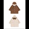 Youyou Boys' Wool Blend Reversible Hooded Coat