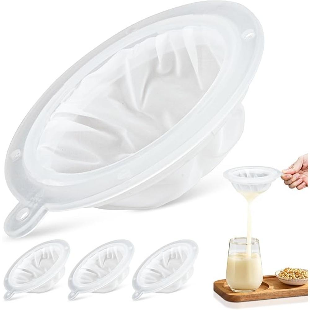 200 Mesh Strainer 75 Micron Strainer for 5 Inch Filter Funnel Fine Filter for Cooking Oil Milk Wine Cheese Whey Grease Coffee