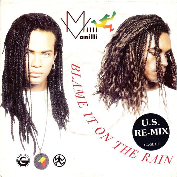 

7inch Record MILLI VANILLI - Blame It On The Rain COOL180 Cooltempo 1989 UK Pop Used