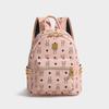 Backpack female backpack new niche leather college student schoolbag high sense large capacity female