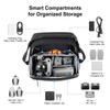 Camera Crossbody Shoulder Bag Waterproof For Drone And Camera Carrying Case With Padded Compartment