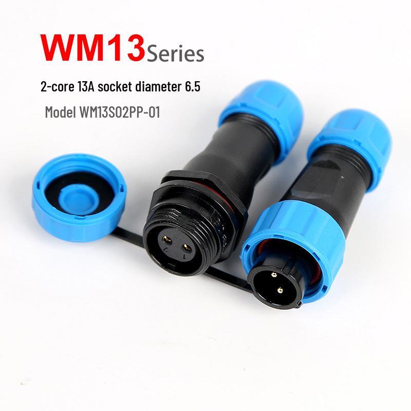 SP13 Waterproof Aviation Plug Socket Connector (2 to 9-pin Options)