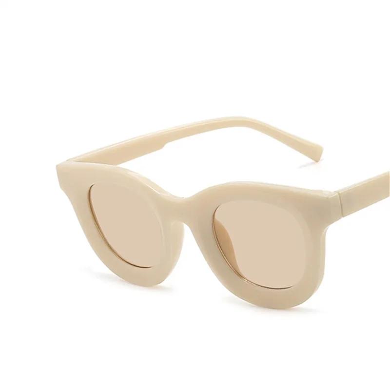 Vintage Round Sunglasses for Women Fashion Small Sun Glasses Men Vintage Hip Hop Yellow Blue Eyewear UV400