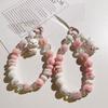 Cartoon Bear Love Beads Chain Mobile Phone Lanyard Short Styles Pendant Keychain Pendant Anti-fall Hanging Cord Jewelry Straps