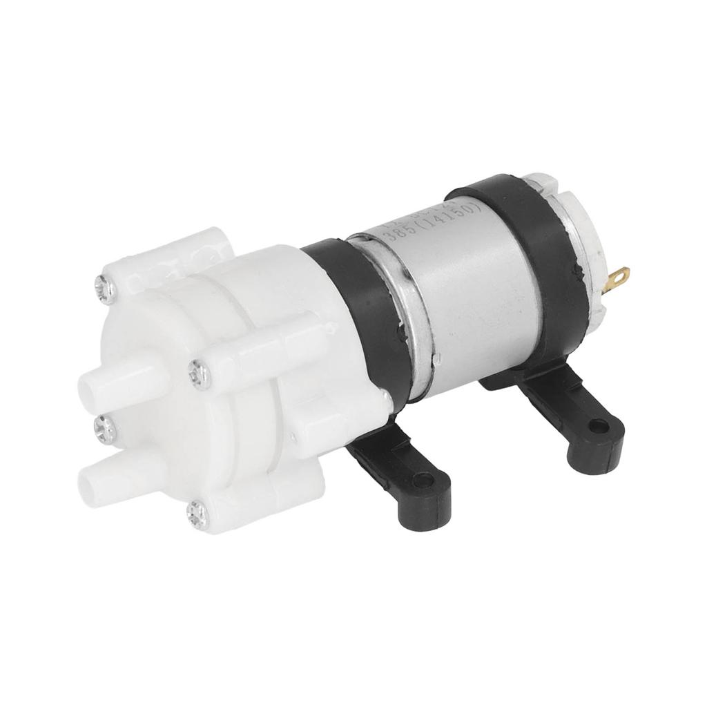DC 12V Water Pump Self Priming Diaphragm Sump Pump for Home 385 Motor PVC Bracket 3 Meter Lift