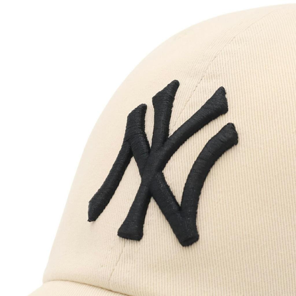 47 CLEAN UP Kappe MLB Logo NY Natur KOSTENLOS '47brand '47BRAND