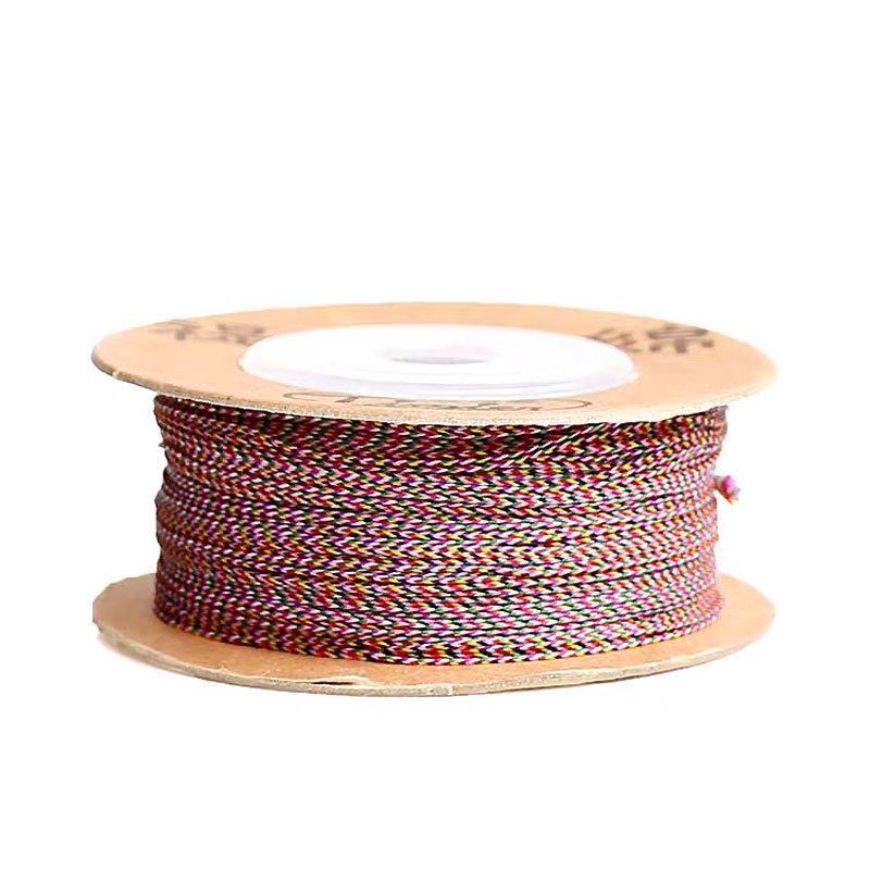 Five-Color Bracelet Weaving Rope: Vajra Jade Thread for Wenwan, Buddhist Beads, Star Moon Bodhi & Beading Strings