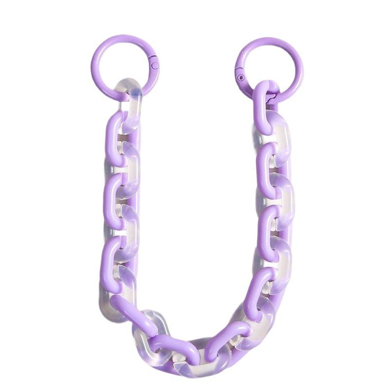 Colorful Chain Link Connector Rings for Jewelry Making and Keychains - Cute DIY Spring Clasp Pendants and Bag Accessories