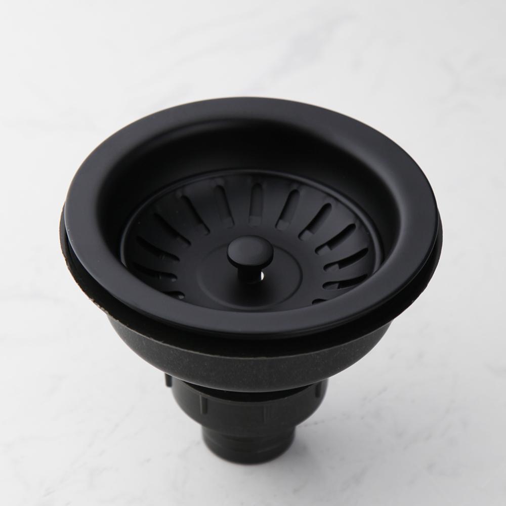 Modern 304 Stainless Steel Kitchen Sink Drain Strainer Stopper with Polished Surface Easy Clean 3-Year Warranty for Hotels