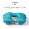 Inflatable  Portable Neck  Inflatable U-shaped Pillow Travel Neck Pillow U-shaped Neck Pillow Outdoor Travel Airplane Pillow