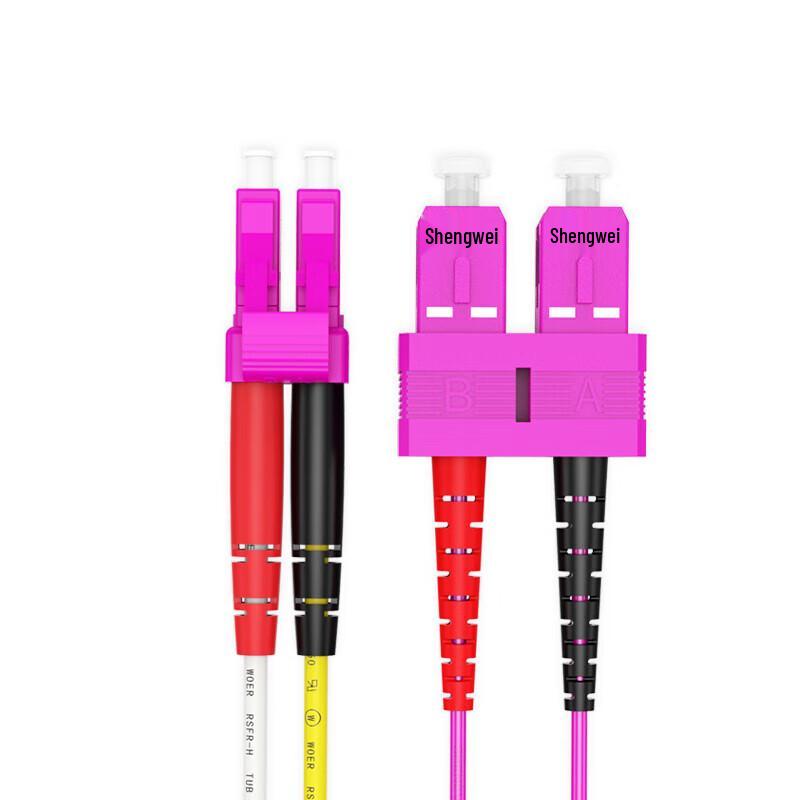 Shengwei OM4 LC-SC Multimode Duplex Fiber Patch Cable