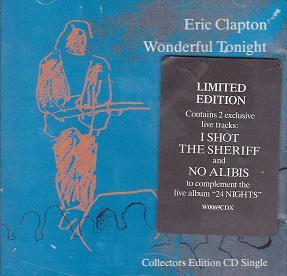 

CD ERIC CLAPTON - Wonderful Tonight 9362402582 Reprise Records 1991 Germany Rock Used