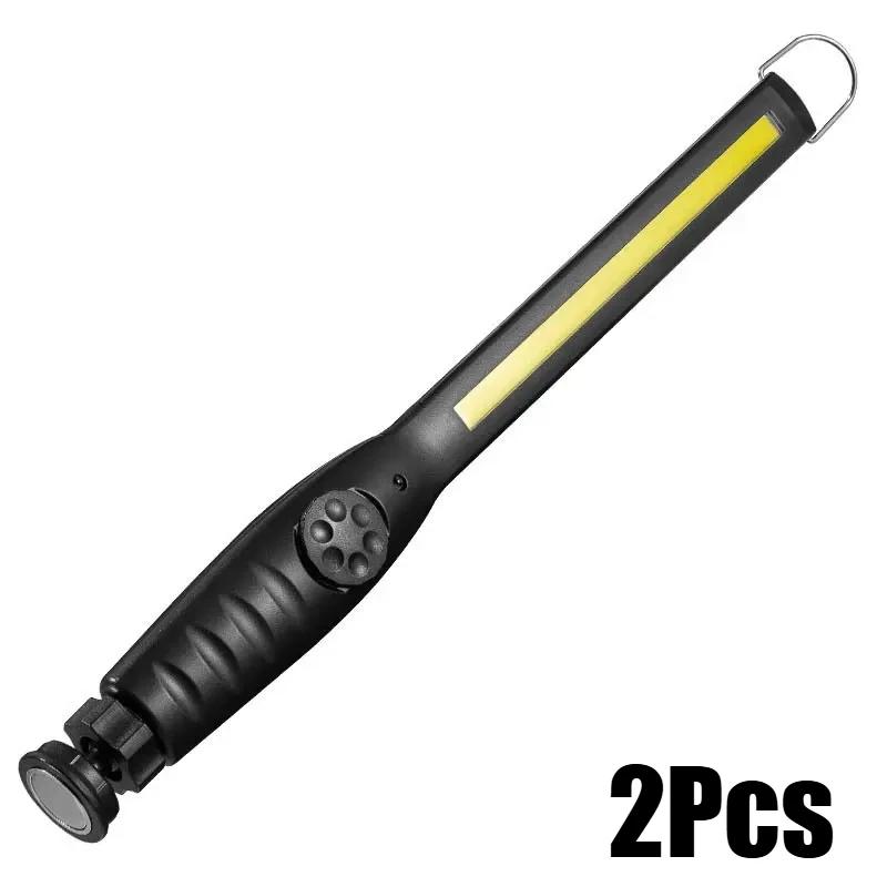 Portable Magnetic Inspection Light USB Rechargeable COB LED Work Lamp for Car Repair Home Camping Emergency Long Battery Life