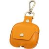 Dom Teporna AirPods Pro 3 compatible case earphone genuine leather full protection scratch prevention carabiner charging while inside cover brown
