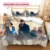 Fantastic Beasts Printed Bedding Set Duvet Cover Pillowcase No Filler, Soft Home Bedroom Decor, Perfect Gift for Fans.chl