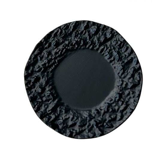 46028 46034 Scale Miniature Dish Plate Alloy Tableware Dollhouse Kitchen Accessories Cute Tiny S чёрный