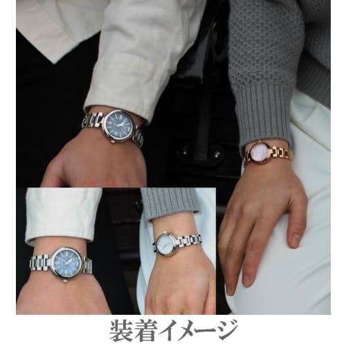 Forever" Pair Watches, 10 ATM Water Resistant, Women's Solar Watch with Japanese-Made Solar Movement, Men's Model with 10-Year Battery, Beautiful Cry
