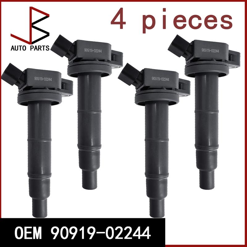 4pcs/lot OEM 90919-02244 9091902244 90919-02266 9091902266 Ignition Coils For Toyota- Camry Highlander RAV4 Lexus- Scion 2.4L