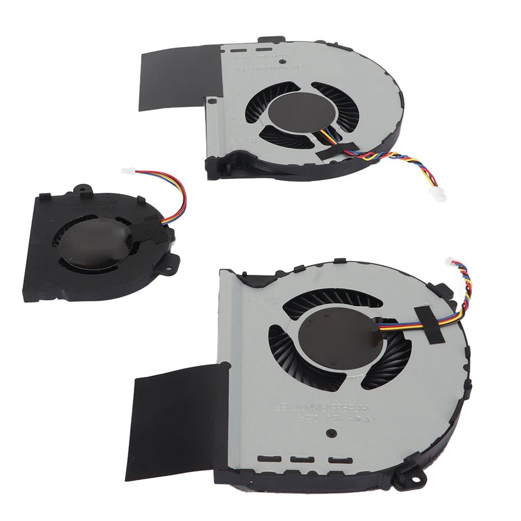 3pcs CPU GPU Cooling Fan Replacement Compatible for Asus ROG STRIX GL703GS GL703GS DS74 GL703 Laptop